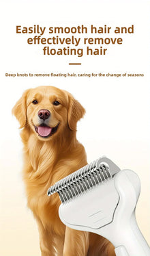Pet Hair Remover Brush for Dogs & Cats Grooming Self Cleaning