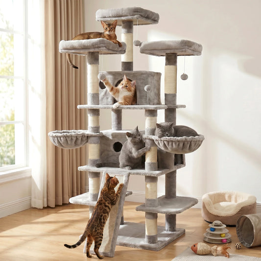 Large Multi Level Cat Tree Tower