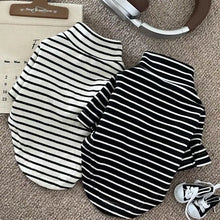 Autumn Winter Dog Thermal Shirt - Striped Warm Sweater for Small Breeds Puppies