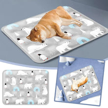 Waterable Pet Ice Pad Summer Cooling Dog Cold Mat Cat Ice Silk Mat Breathable Dogs Cats Pet Mat Cooling Supplies Pet Ice Pad