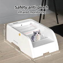 Smart Cat Litter Box Automatic Self-cleaning Cat Bedpan Semi Enclosed Toilet Trainer Pet Products with App Odor Proof Cat Toilet