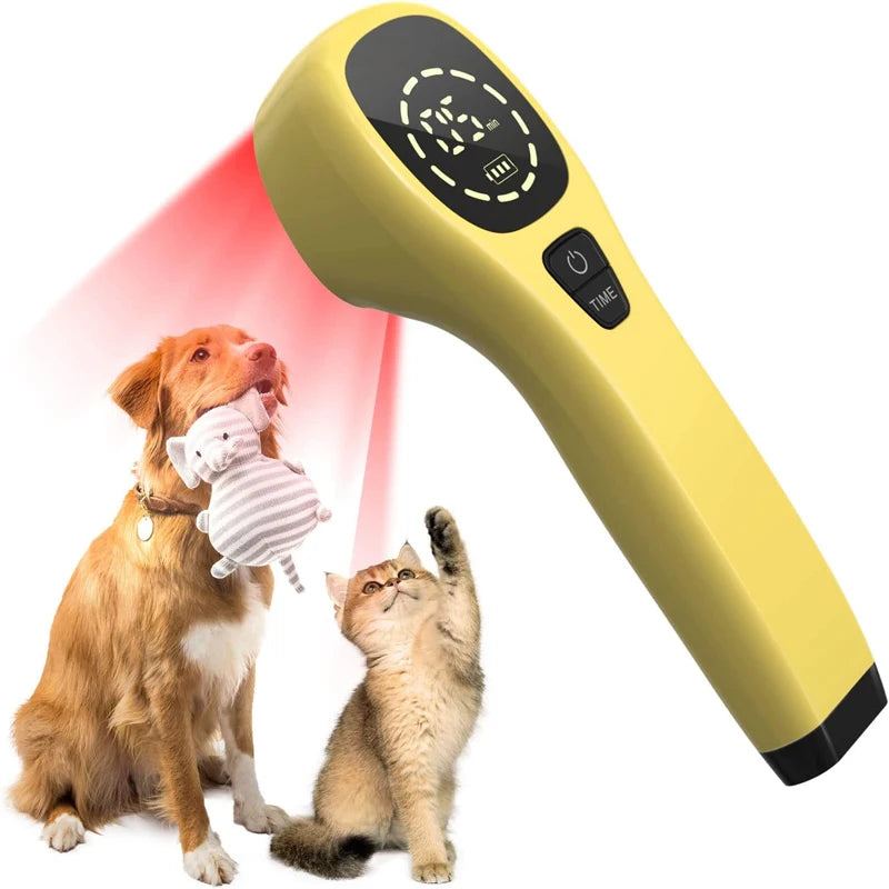 Pet Red Light Therapy Device – Cold Laser Therapy Device with Dual 808nm Infrared Light for Dogs, Cats & Horses
