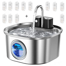 Automatic Cat Water Fountain – 3L Stainless Steel Wireless Rechargeable Pet Water Fountain with Motion Sensor