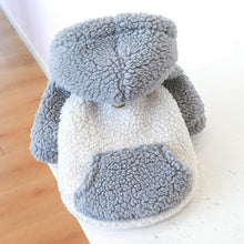 Fashion Cat Dog Hoodie - Winter Buckle Sweater Hooded Clothes for Small Dogs Puppies