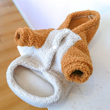 Fashion Cat Dog Hoodie - Winter Buckle Sweater Hooded Clothes for Small Dogs Puppies