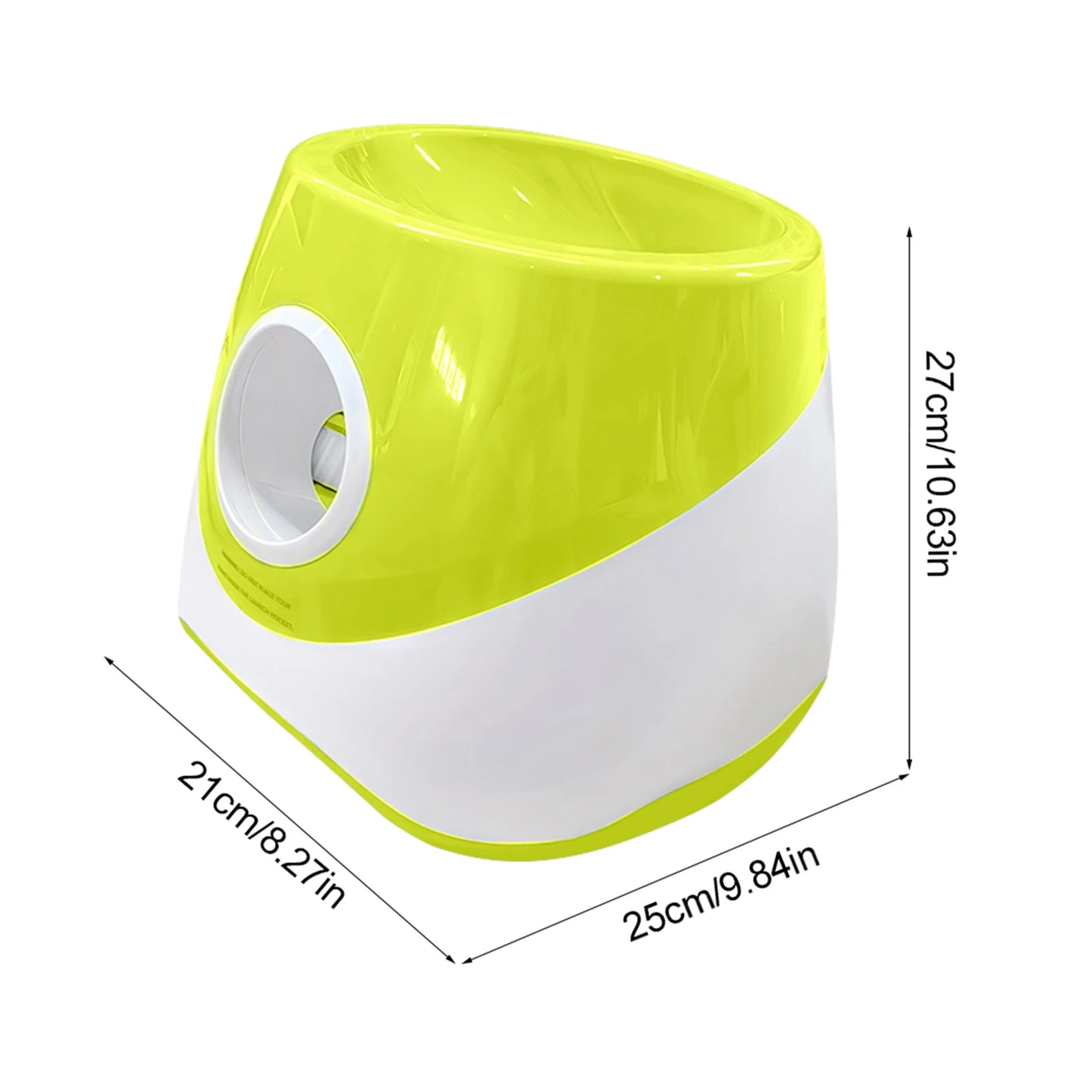 Automatic Dog Ball Thrower Launcher with 3 Tennis Balls 3 Speed Distance Rechargeable Throw Machine for Small Dogs Pet Chase Toy