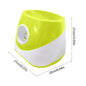 Automatic Dog Ball Thrower Launcher with 3 Tennis Balls 3 Speed Distance Rechargeable Throw Machine for Small Dogs Pet Chase Toy