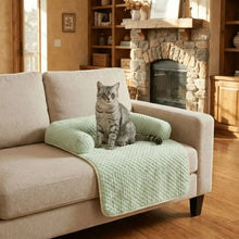Pet Bed Mat Breathable Dog Cooling Mat Detachable Comfortable Dog Sofa Cushion Non-Slip with Pillow Pet Summer Pad Pet Kennel
