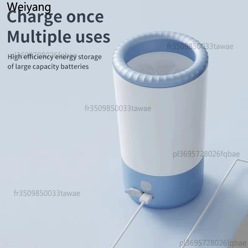 Portable Electric Pet Paw Cleaner Automatic Quick Clean Low Noise Waterproof Paw Washer Cup for Dogs Cats