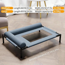 Elevated Pet Bed – Breathable Raised Mesh Bed with Pillow for Medium & Large Dogs and Cats