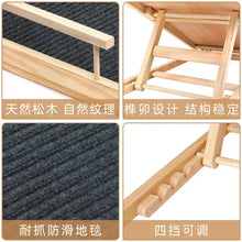 Wooden Pet Ramp – Adjustable Foldable Non-Slip Dog & Cat Ramp for Bed, Couch & Car