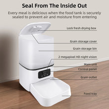 6L Smart Wi-Fi Pet Feeder with Camera — Automatic Food Dispenser for Cats & Dogs