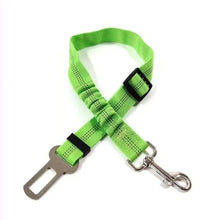 Reflective Dog Car Seat Belt - Adjustable Nylon Pet Tether - Safe Vehicle Travel Harness