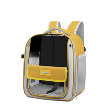 Breathable Transparent Cat Carrier Backpack – Foldable Waterproof Pet Travel Backpack for Cats & Small Dogs