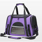 Pet carrying bag, approved by the airline, suitable for cats and dogs under 20 pounds. Soft cat carrying bag with cushion for tr