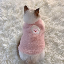 Warm Winter Cat Sweater - Cozy Knit Vest Clothing for Kittens & Small Cats