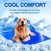 Pet Cooling Mat Ice Bed Cushion Summer Cooler Sleeping Pad Gel Sponge Heat Relief for Dogs Cats Wear Resistant Pet Supplies