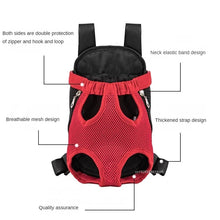 Pet Front Carrier Backpack – Breathable Mesh Travel Bag for Small Dogs & Cats