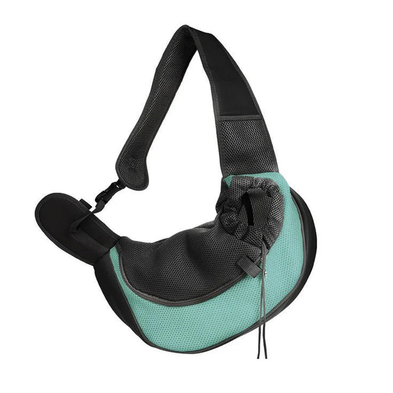 Pet Carrier Sling – Breathable Oxford Shoulder Bag for Small Dogs, Cats & Puppies