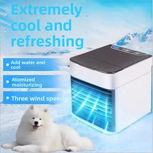 Small Air Conditioner for Pets Refrigeration Fan Mini Small Summer Dog Cat Rabbit Cooling Artifact Plus Water Spray Pet Products