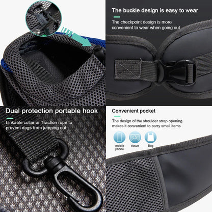Pet Carrier Sling – Breathable Oxford Shoulder Bag for Small Dogs, Cats & Puppies