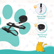 Adjustable Cat Harness - Escape Proof Safety Vest - Leash Set - For Cats & Puppies