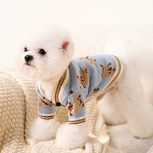 Pet Dog Sweater - Bear Pattern Cardigan Coat for Small Medium Dogs Cats Puppies
