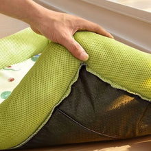 Square Cooling Pet Bed with Neck Support — Breathable, Waterproof & Anti-Slip for Dogs & Cats