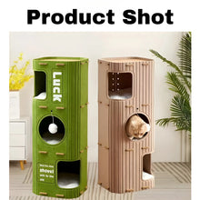 Multi-Layer Cat Tree Tower with Enclosed Sleeping Nest