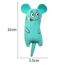 Funny Pet Plush Embroidery Catnip Toy Cat Expressive Mouse Toys Interactive Cat Toy Kitten Bite Resistance Toy Pet Accessories