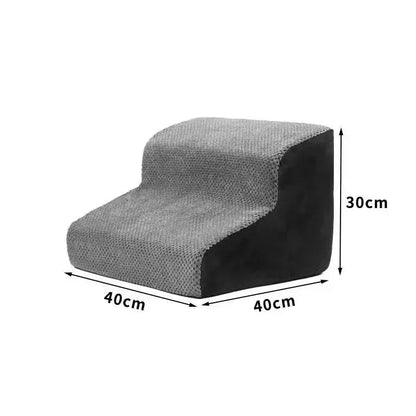 Pet 2/3 Step Dog Stair Cat Pet Ramp Ladder Washable Non Slip Removable Memory Foam Pet Products Ramp for Dog  Stairs for Dogs