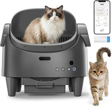 Self Cleaning Cat Litter Tray Monitoring Features, App Control Automatic Litter Tray, Adjustable Height Advanced Odour Control