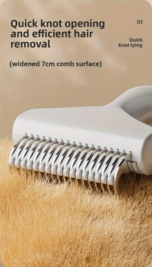 Pet Hair Remover Brush for Dogs & Cats Grooming Self Cleaning