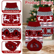 Christmas Pet Dog Sweater - Cute Knitted Wool Winter Costume for Cats & Medium Dogs