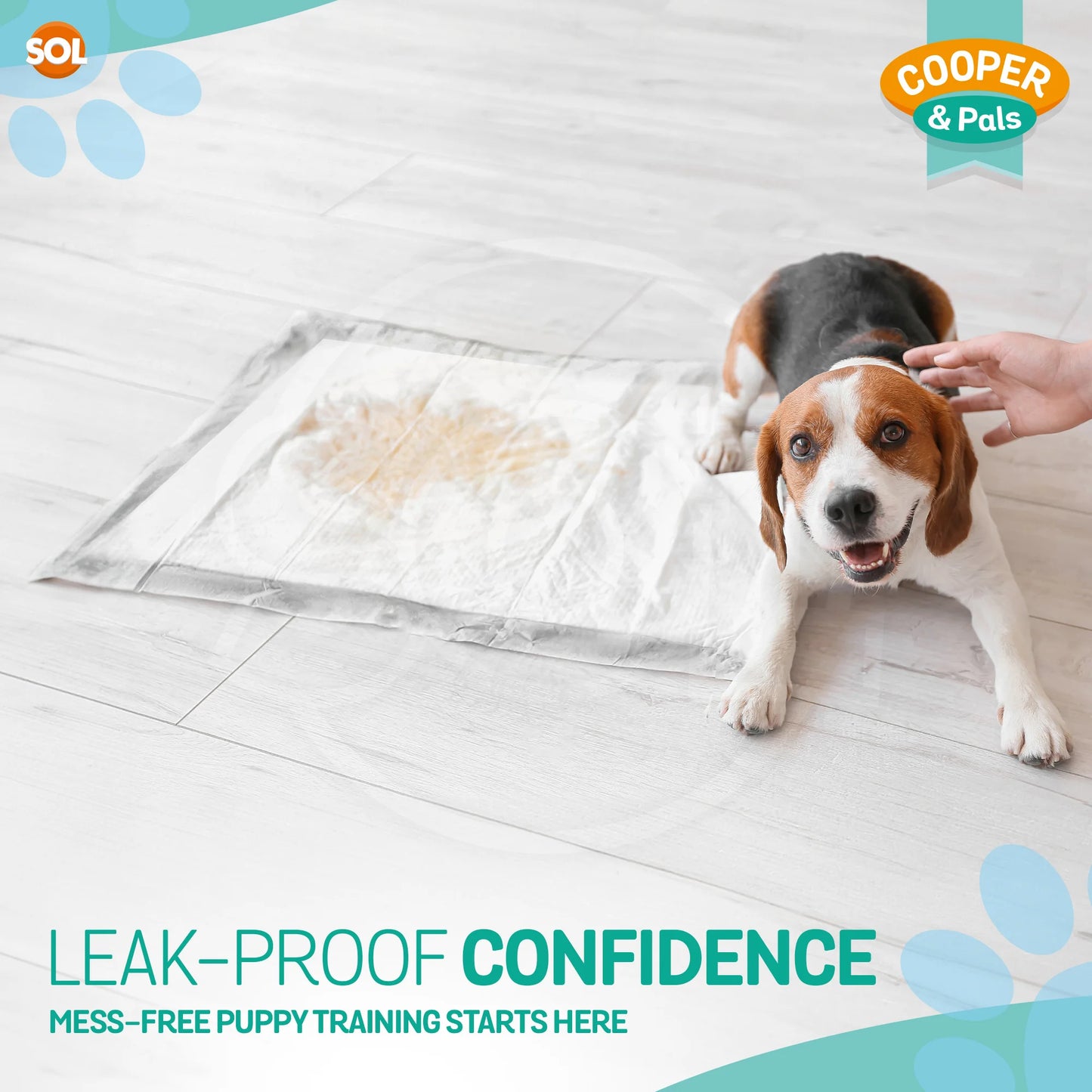 400 Pack Puppy Training Pads 45x60cm | Super Absorbent Leak-Proof Dog Pee Pads | Odor Control & Moisture Lock Layers | Disposable Indoor Pet Training Pads for Puppies & Small Dogs