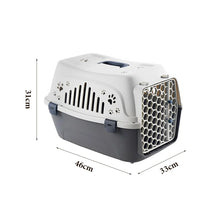 Pet Carrier Box – Portable Cat & Dog Travel Carrier with Breathable Window, 46 × 31 × 33 cm