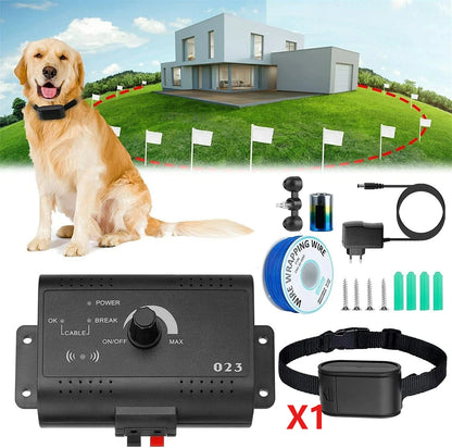 Invisible Wireless Electric Dog Fence System Outdoor Dog Training Remote Control Beep DogShock Collar Electric Pet Fence