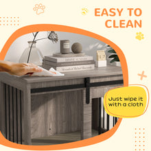 Dog Crate Furniture – Wooden Indoor Dog Kennel with Removable Cushion