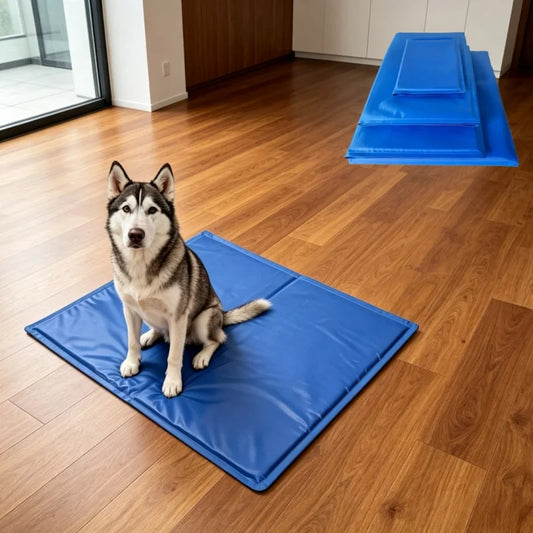 Pet Cooling Mat Ice Bed Cushion Summer Cooler Sleeping Pad Gel Sponge Heat Relief for Dogs Cats Wear Resistant Pet Supplies
