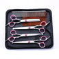 5PCS Pet Grooming Scissors Set – Stainless Steel Dog & Cat Hair Cutting Kit with Safety Round Tips