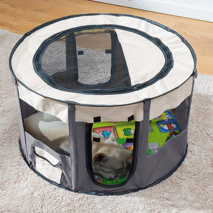 Foldable Pet Tent Dog Cat Pet Kitten Puppy Delivery Room Travel Play Pen Tent LARGE Portable Pet Delivery Room Shelter Cat Tent Bed Photo Props Pet Outdoor Travel Cat Tent Bed