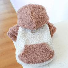 Fashion Cat Dog Hoodie - Winter Buckle Sweater Hooded Clothes for Small Dogs Puppies