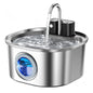3L Stainless Steel Wireless Recharging Sensor Cat Water Fountain Auto Drinking Fountain For Cats Dog Drinker Pet Dispenser Bowl