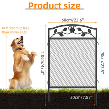 Heavy Duty Metal Dog Playpen - 5 Panel Decorative Garden Fence