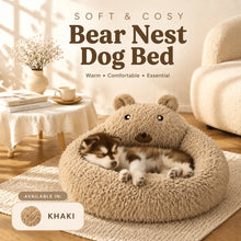 Calming Pet Bed – Luxury Plush Dog & Cat Bed with Removable Washable Cover, Waterproof Lining & Anti-Slip Base