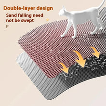 Cat Litter Mat - Heavy Duty Waterproof 2-Layer Non-Slip Washable Floor Protector