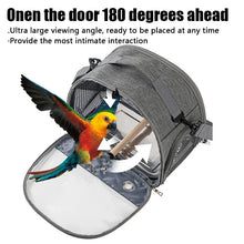 Bird Travel Carrier – Portable Transport Bird Cage with Tray, Multi-Functional Parrot Bird Bag for Small Pets & Outdoor Cat Carrier