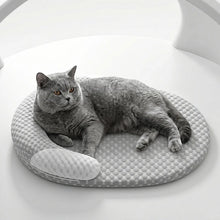 Cooling Dog Bed Summer Ice Silk Cat Mat Oval Pet Nest Breathable Heat Dissipation Cooling Pad for Small Medium Large Dogs Cats