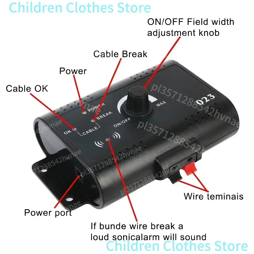 Invisible Wireless Electric Dog Fence System Outdoor Dog Training Remote Control Beep DogShock Collar Electric Pet Fence