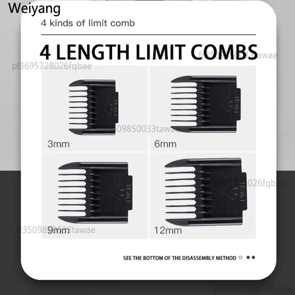 Professional USB Rechargeable Dog Hair Clippers Silent 4-in-1 Pet Hair Trimmer Electric Pet Grooming Tool Pet Supplies